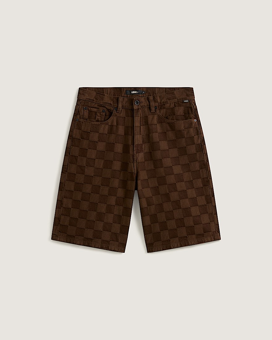 Check5 Baggy Denim Shorts VANS Demitasse Brown HERO