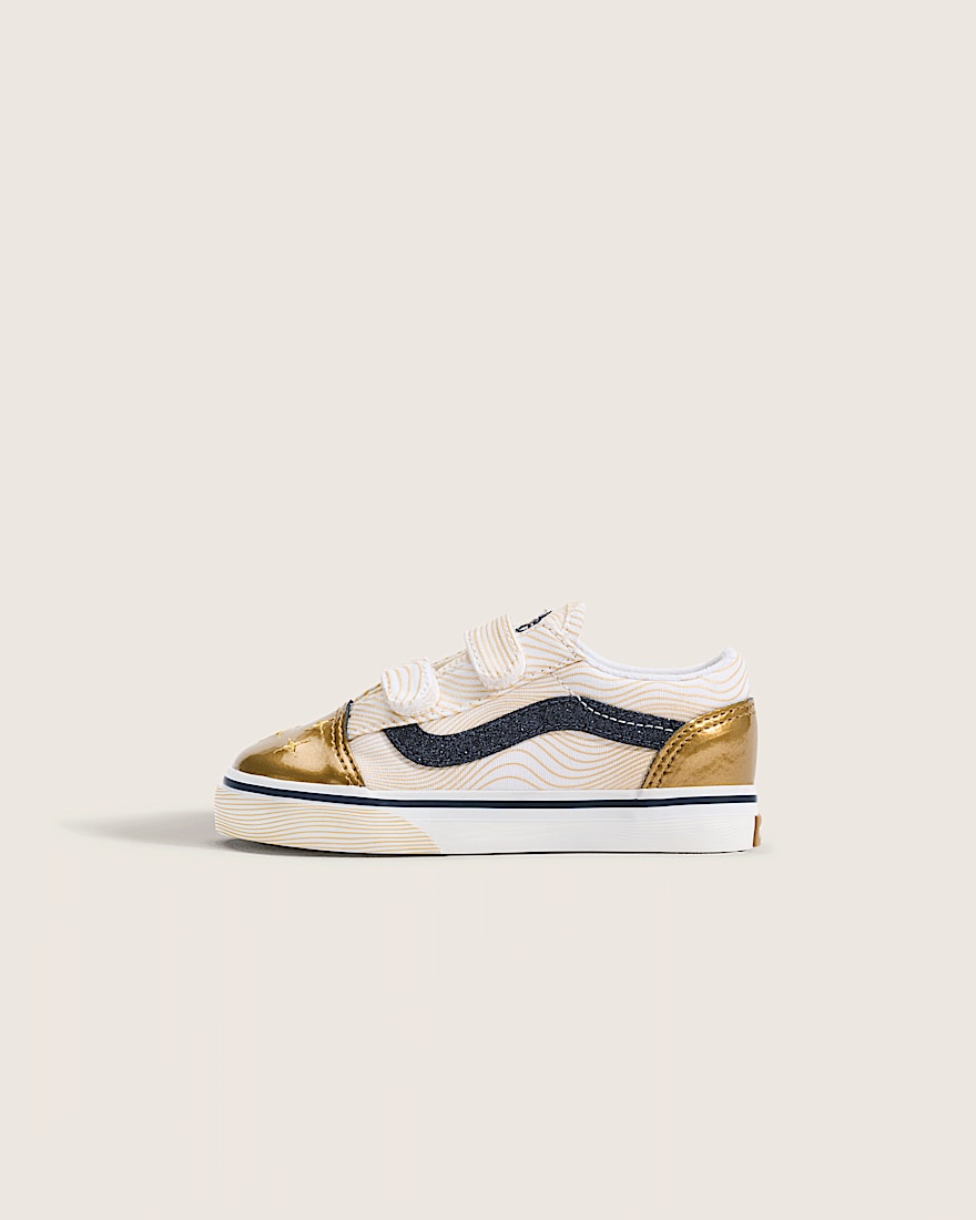KPop Demon Hunters x Vans Toddler Old Skool V Shoe VANS KPop Demon Hunters Golden HERO