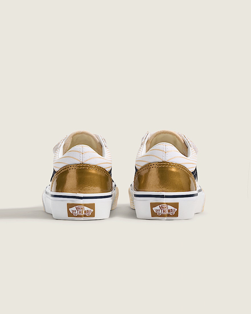 KPop Demon Hunters x Vans Little Kids Old Skool V Shoe VANS KPop Demon Hunters Golden ALT3