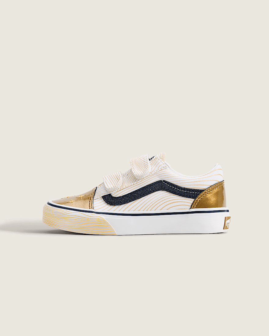 KPop Demon Hunters x Vans Little Kids Old Skool V Shoe VANS KPop Demon Hunters Golden HERO