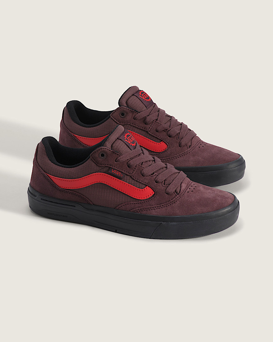 BMX Proof Wafflecup Shoe VANS Brown Rio Red Black ALT1