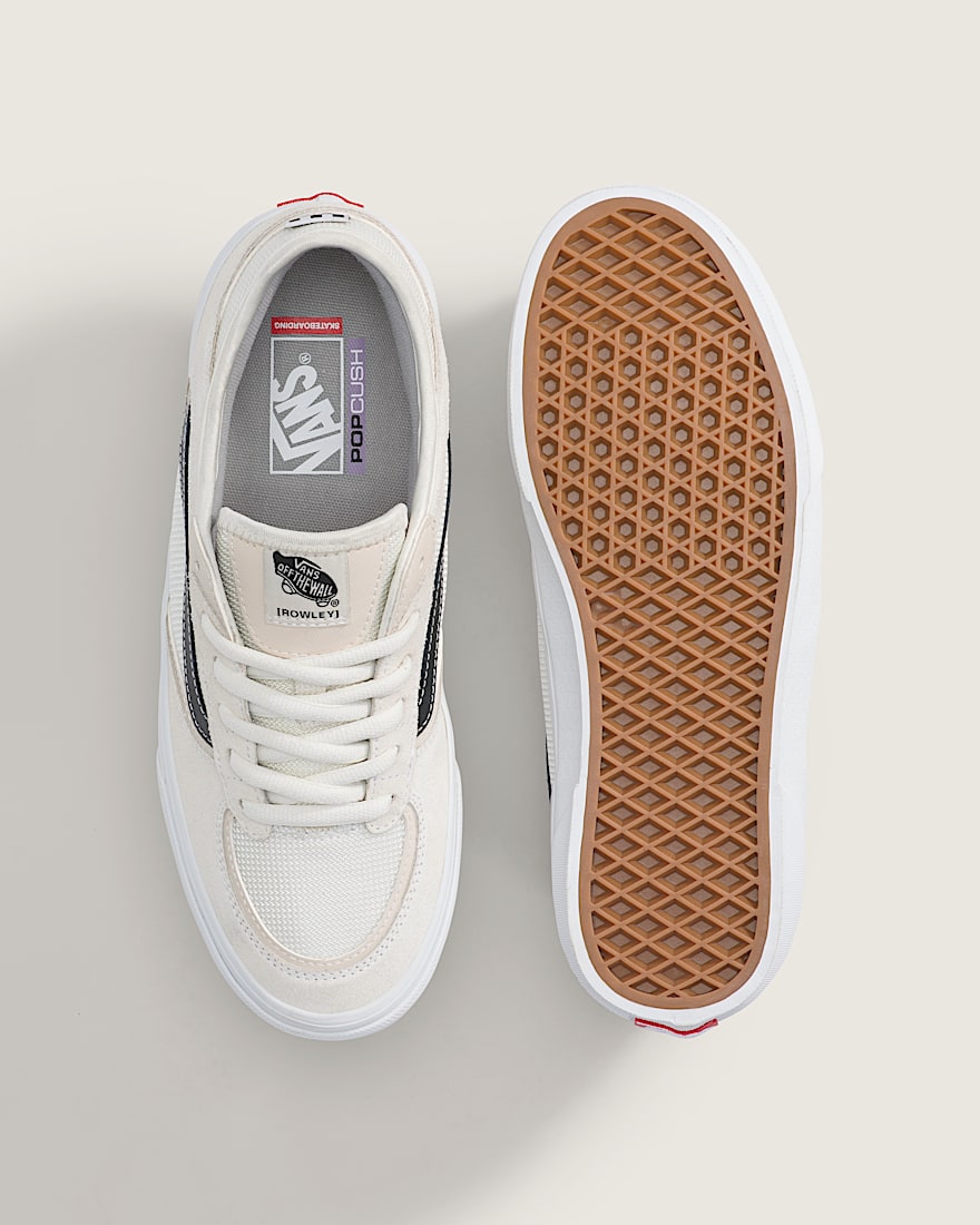Skate Rowley Shoe VANS Marshmallow White  Black ALT2