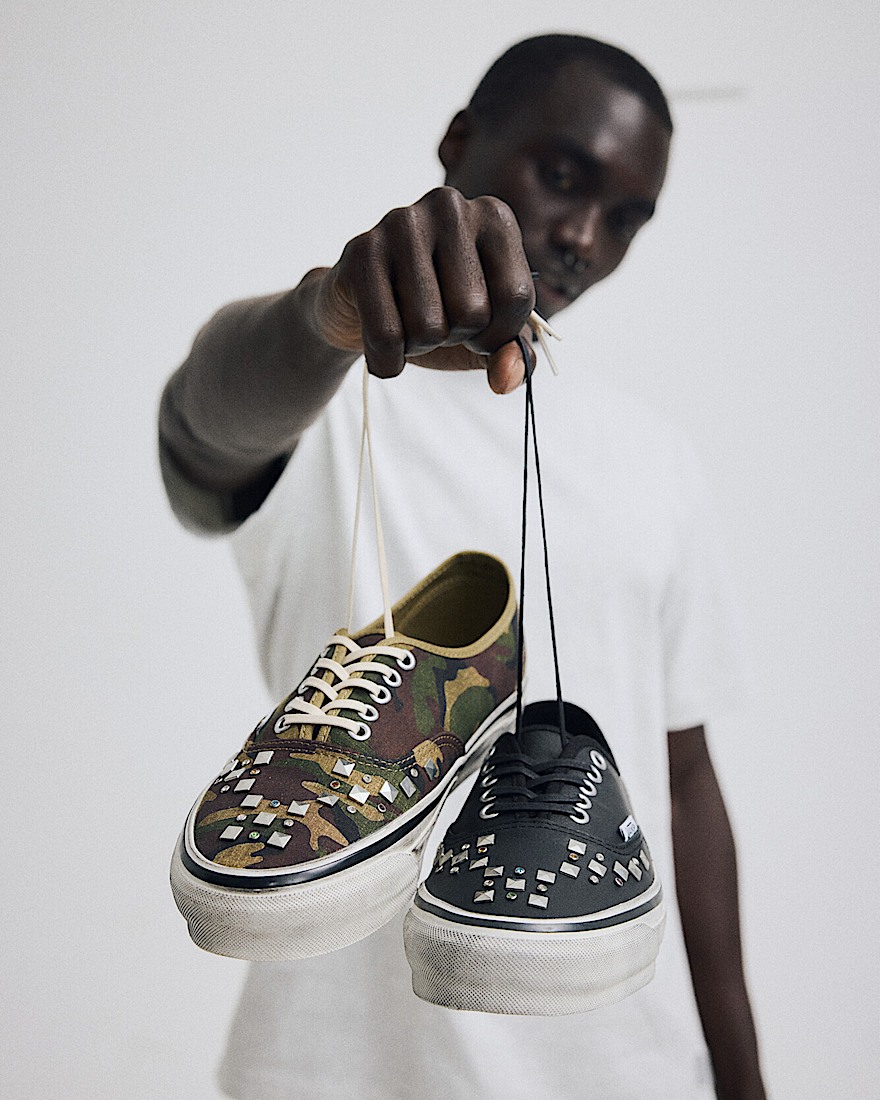 Premium Authentic Shoe VANS Woodland Camo Green ALT5