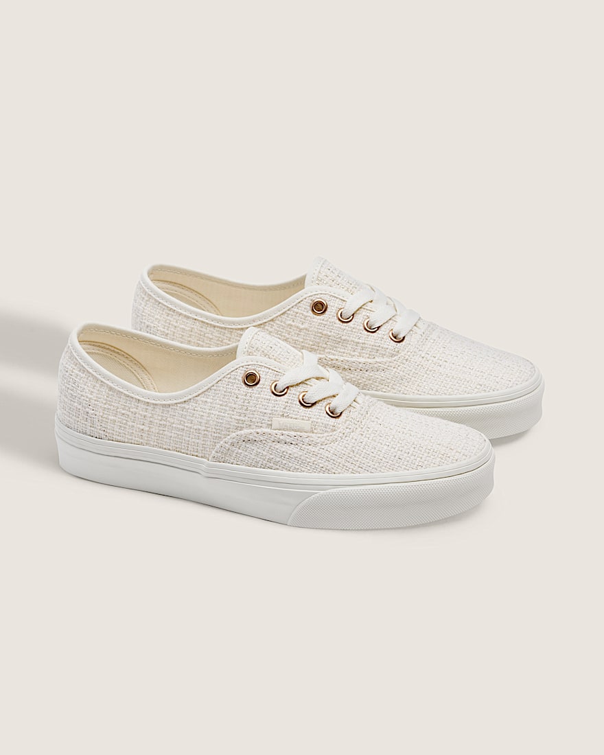Authentic Shoe VANS Marshmallow White  Metallic Beige ALT1