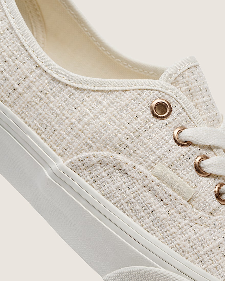 Authentic Shoe VANS Marshmallow White  Metallic Beige ALT4