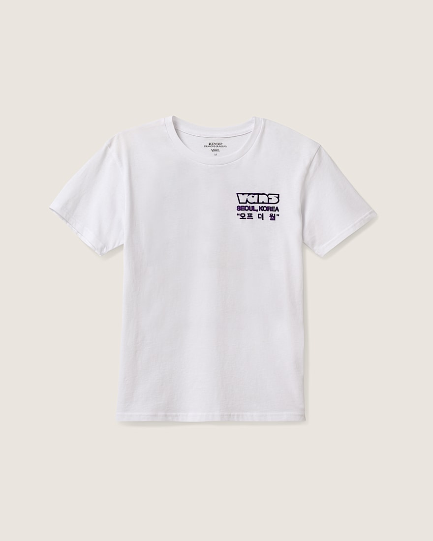 KPop Demon Hunters x Vans Kids Saja Friends TShirt VANS White ALT1