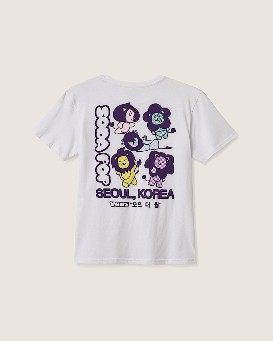 KPop Demon Hunters x Vans Kids Saja Friends TShirt VANS White HERO
