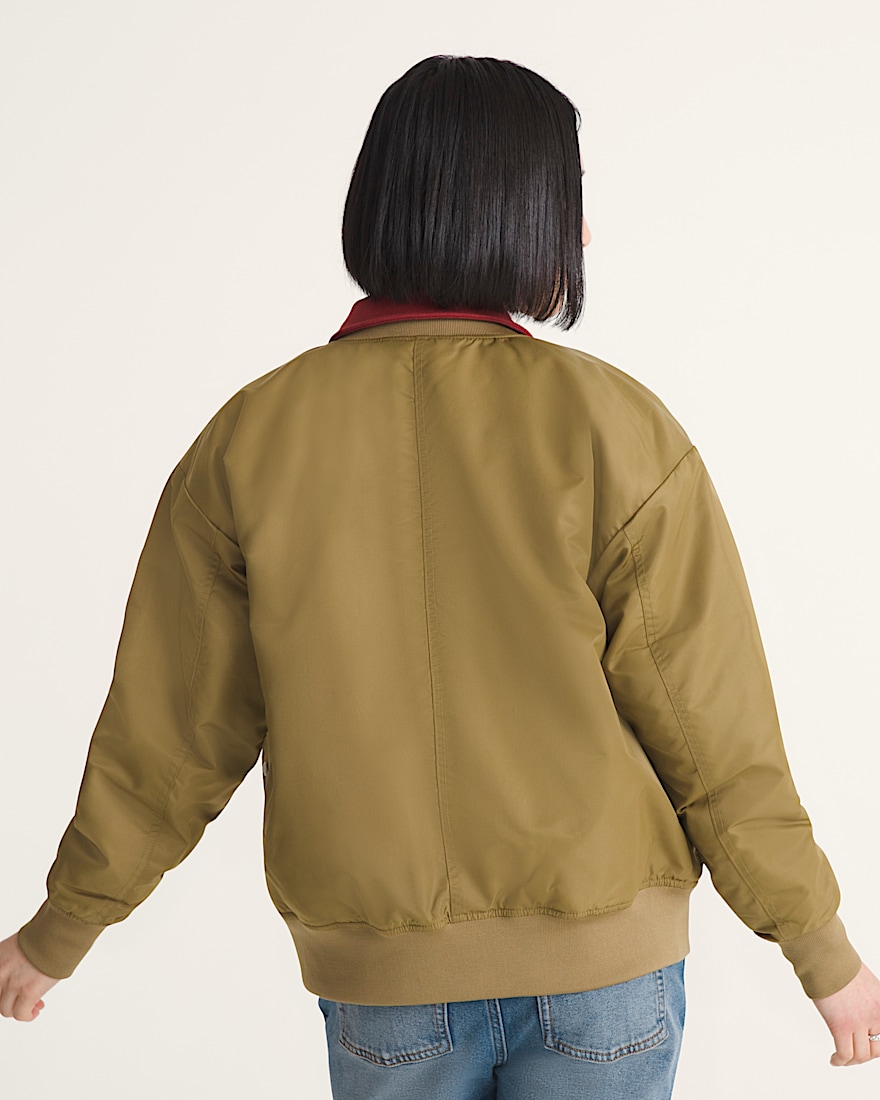 Bomber Jacket VANS Olive Brown ALT3