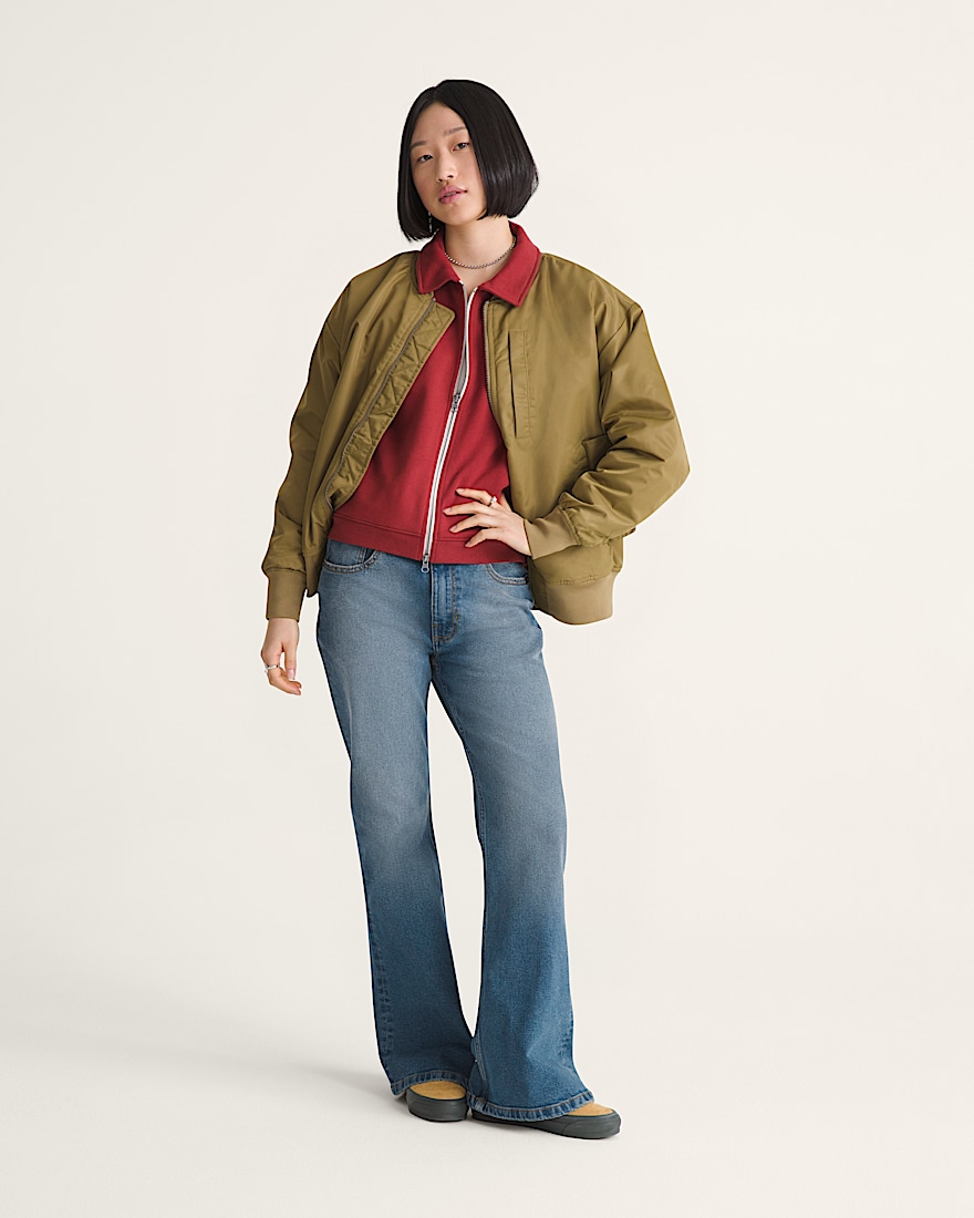 Bomber Jacket VANS Olive Brown ALT4