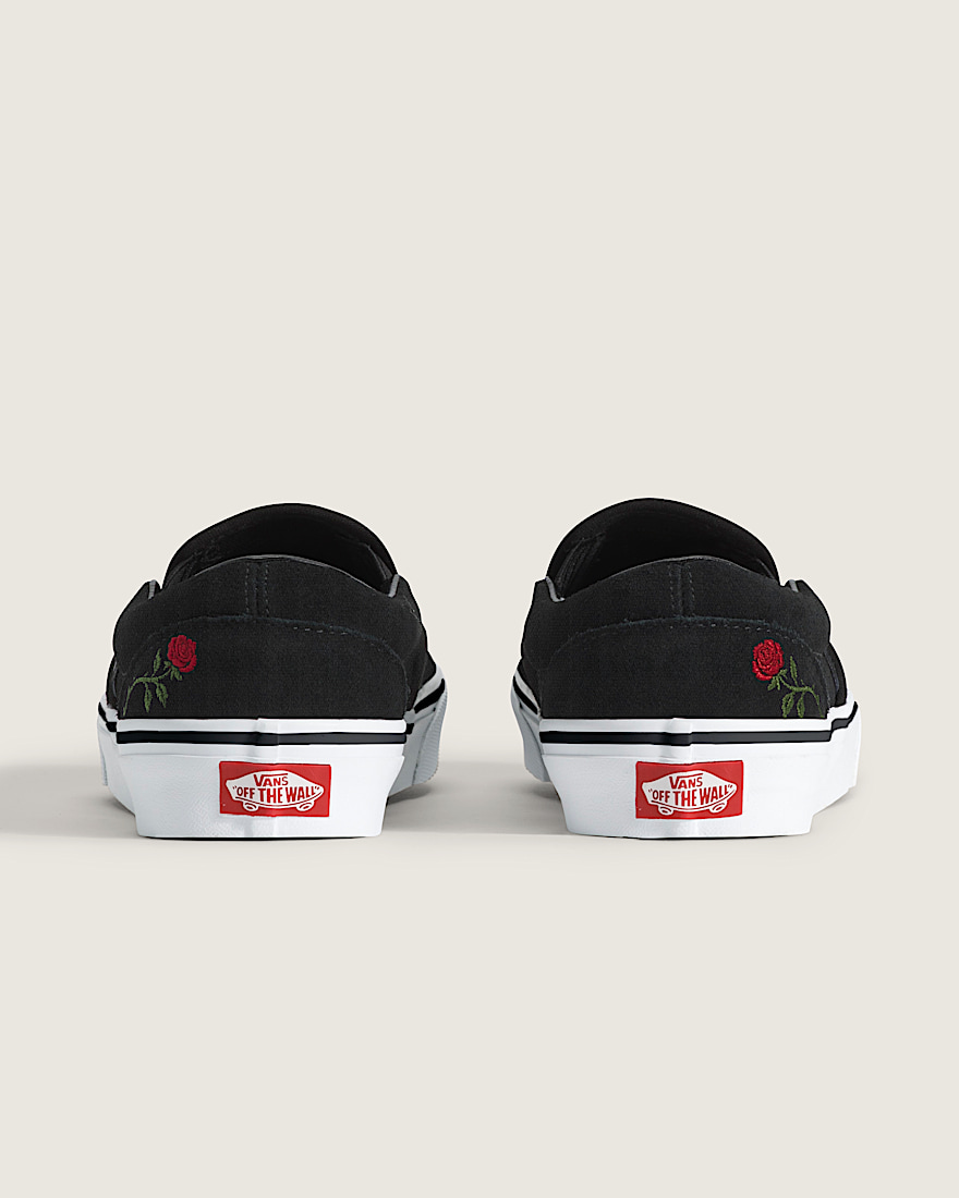 Classic SlipOn Shoe VANS Black  Red ALT3