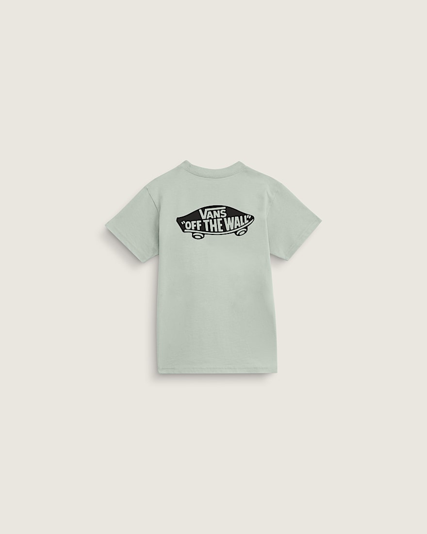 Little Kids Double Standard TShirt VANS Dusty Mint Green HERO