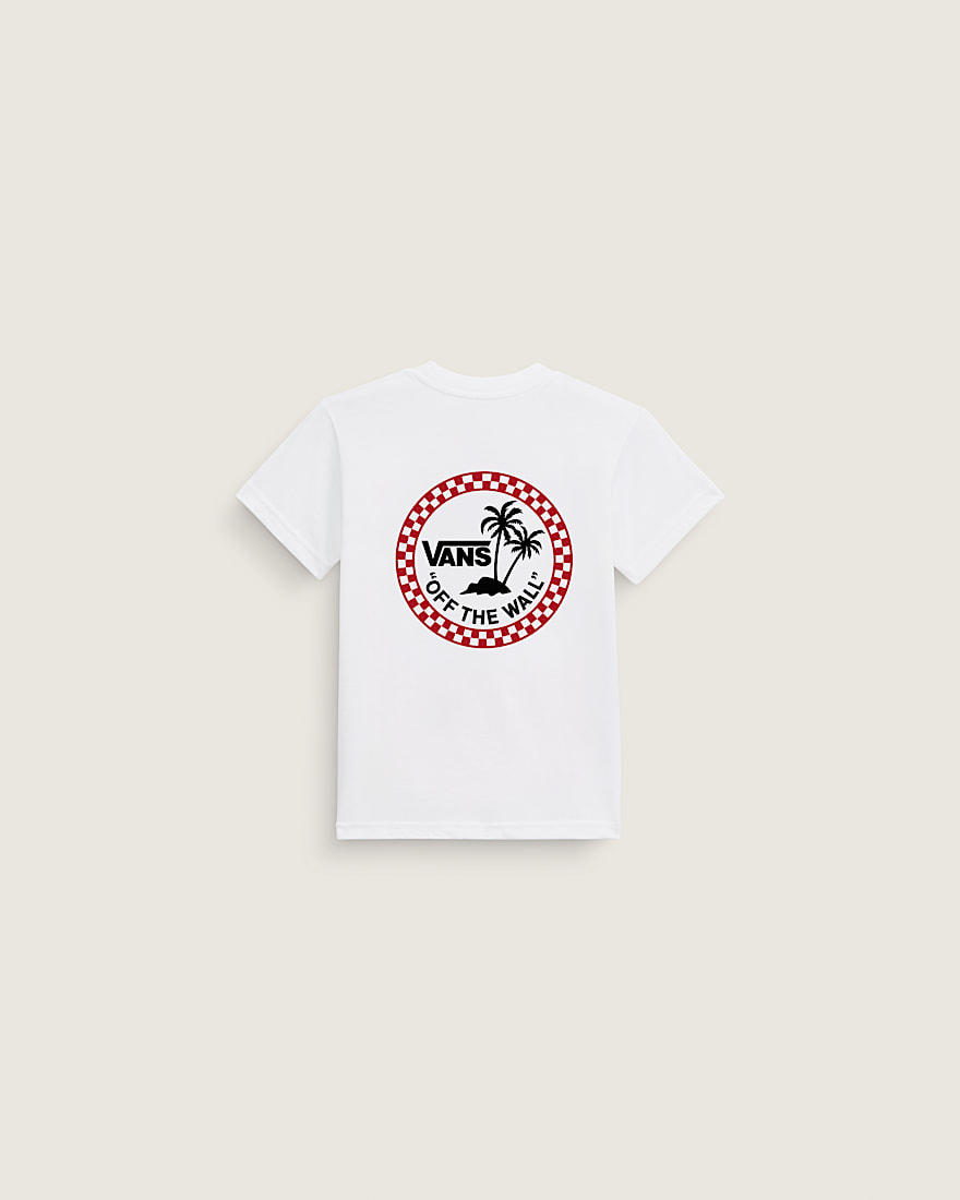Little Kids Knu Palms TShirt VANS White ALT1