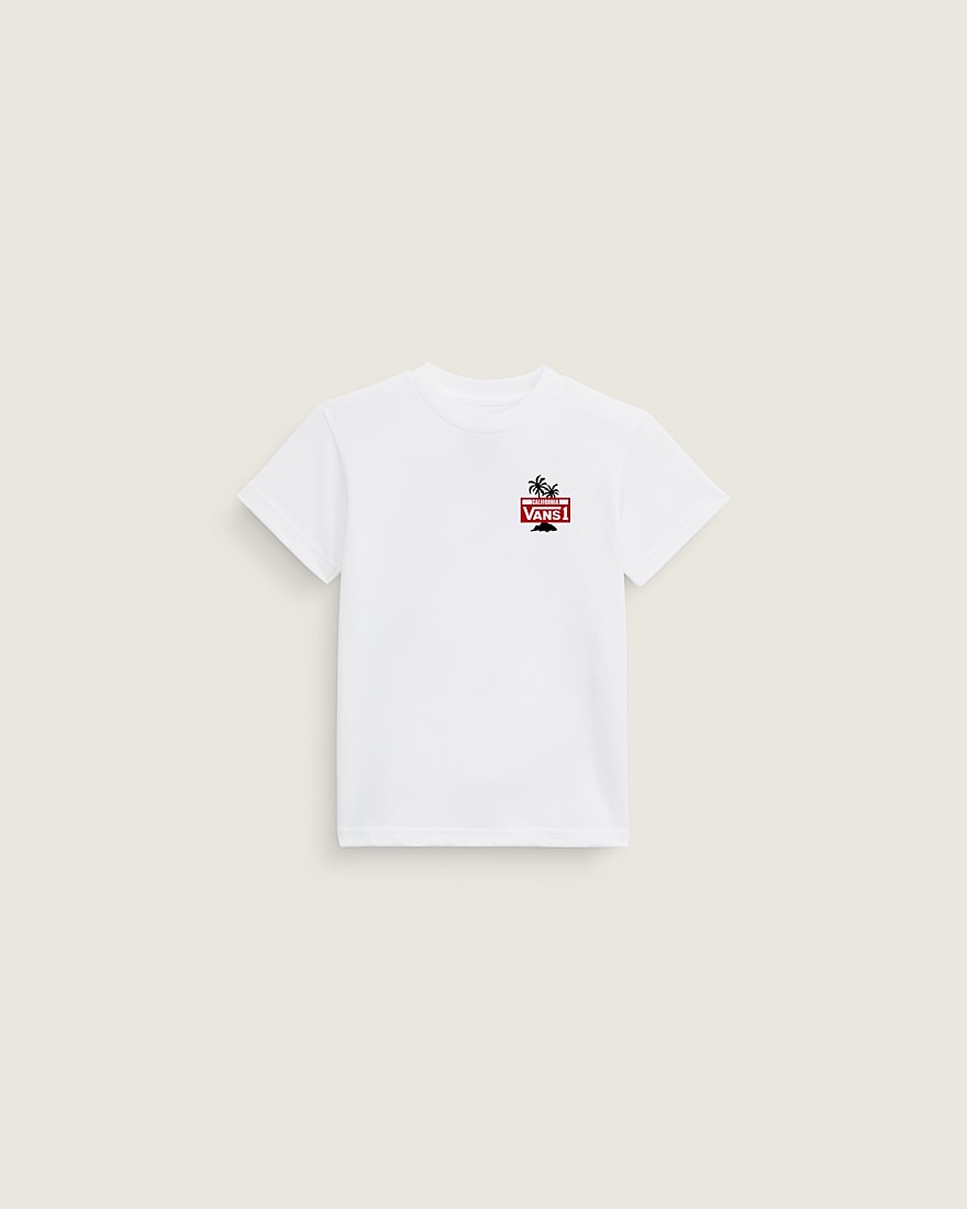 Little Kids Knu Palms TShirt VANS White HERO