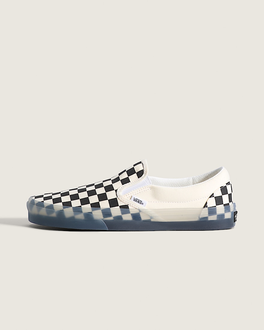 Classic SlipOn Shoe VANS Black Marshmallow White HERO