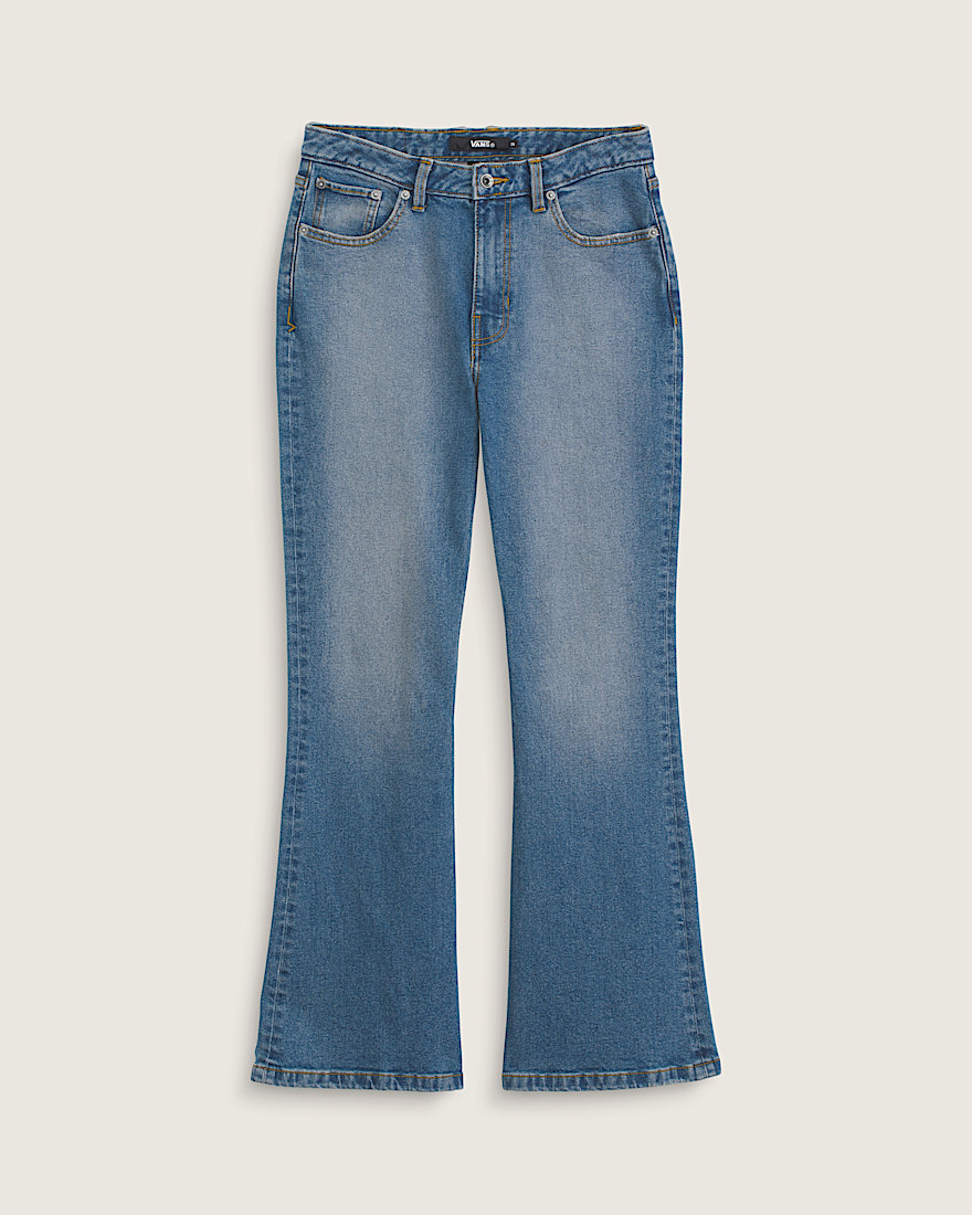 Check5 Mid Rise Boot Cut Pants VANS Vintage Indigo HERO