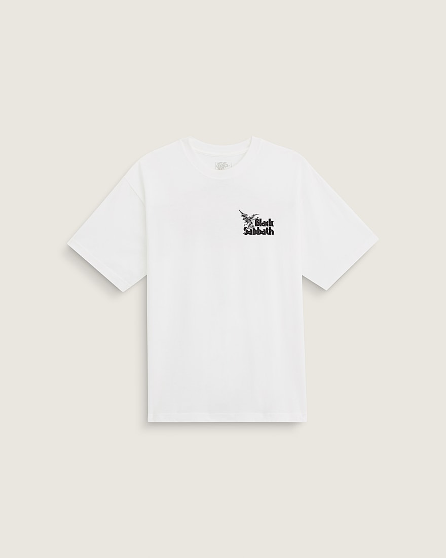 Black Sabbath TShirt VANS White ALT1