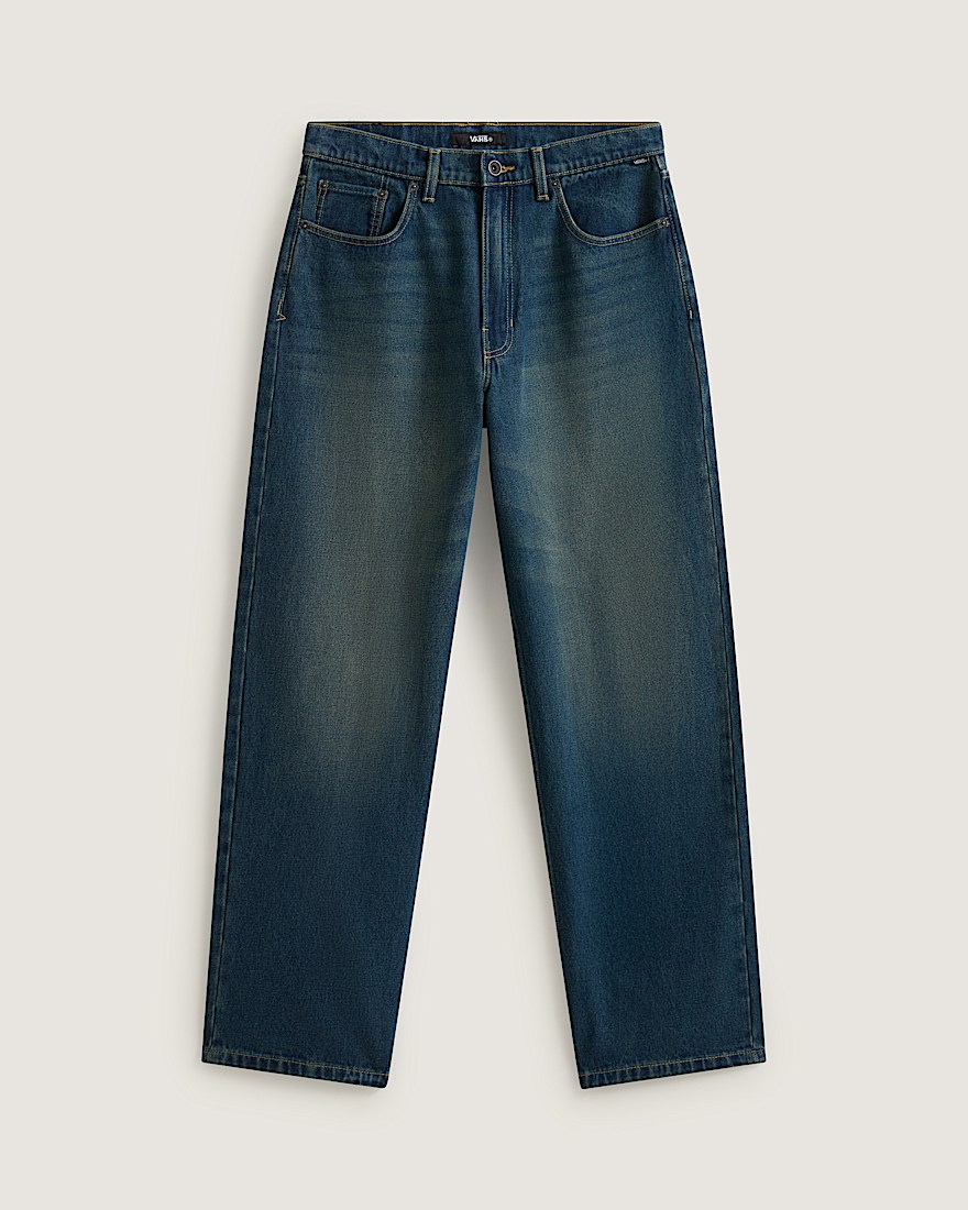 Check5 Baggy Denim Pants VANS Dirty Medium Indigo HERO