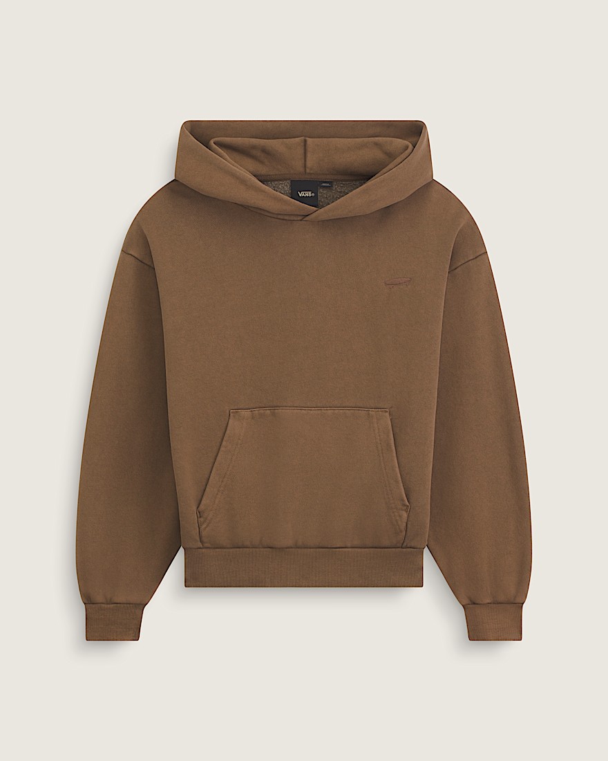 Salton Washed Pullover Hoodie VANS Vintage Cocoa Brown HERO