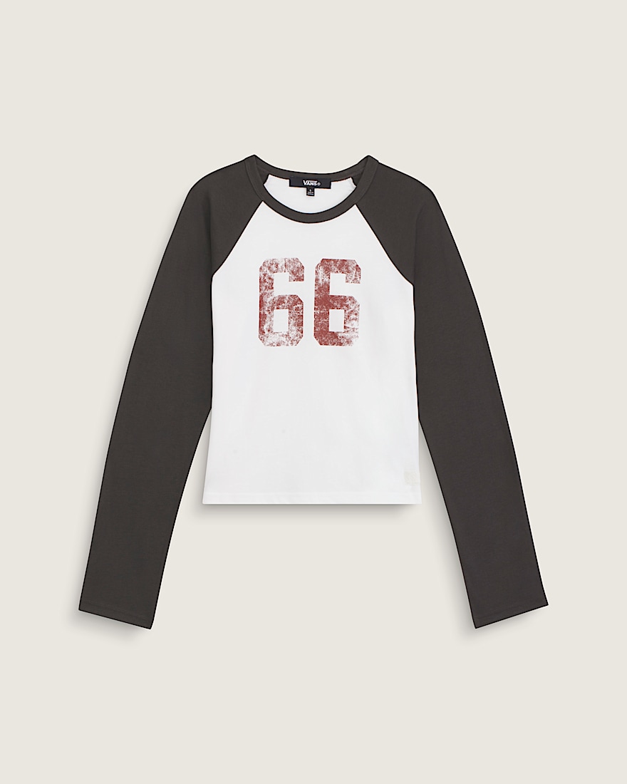 Gracie Raglan Long Sleeve TShirt VANS Faded Black HERO
