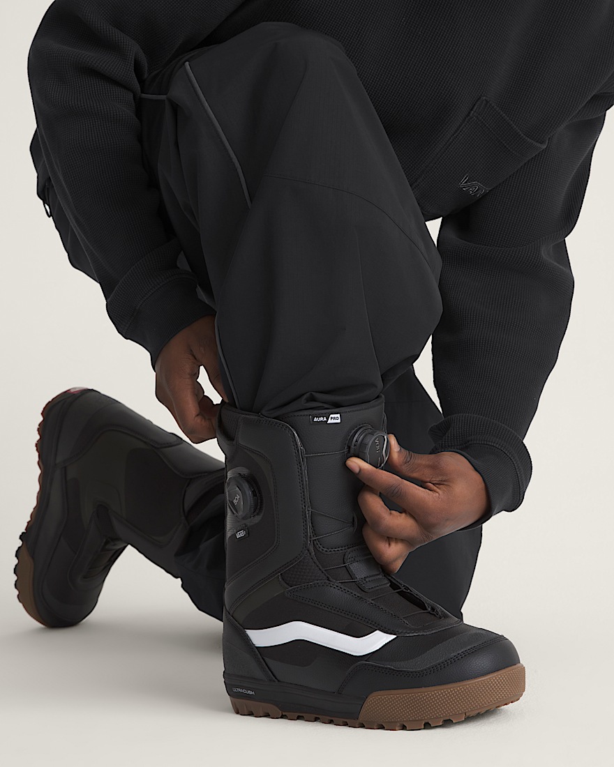 Aura Pro 20 Snowboard Boot VANS Black White Gum Brown ALT1