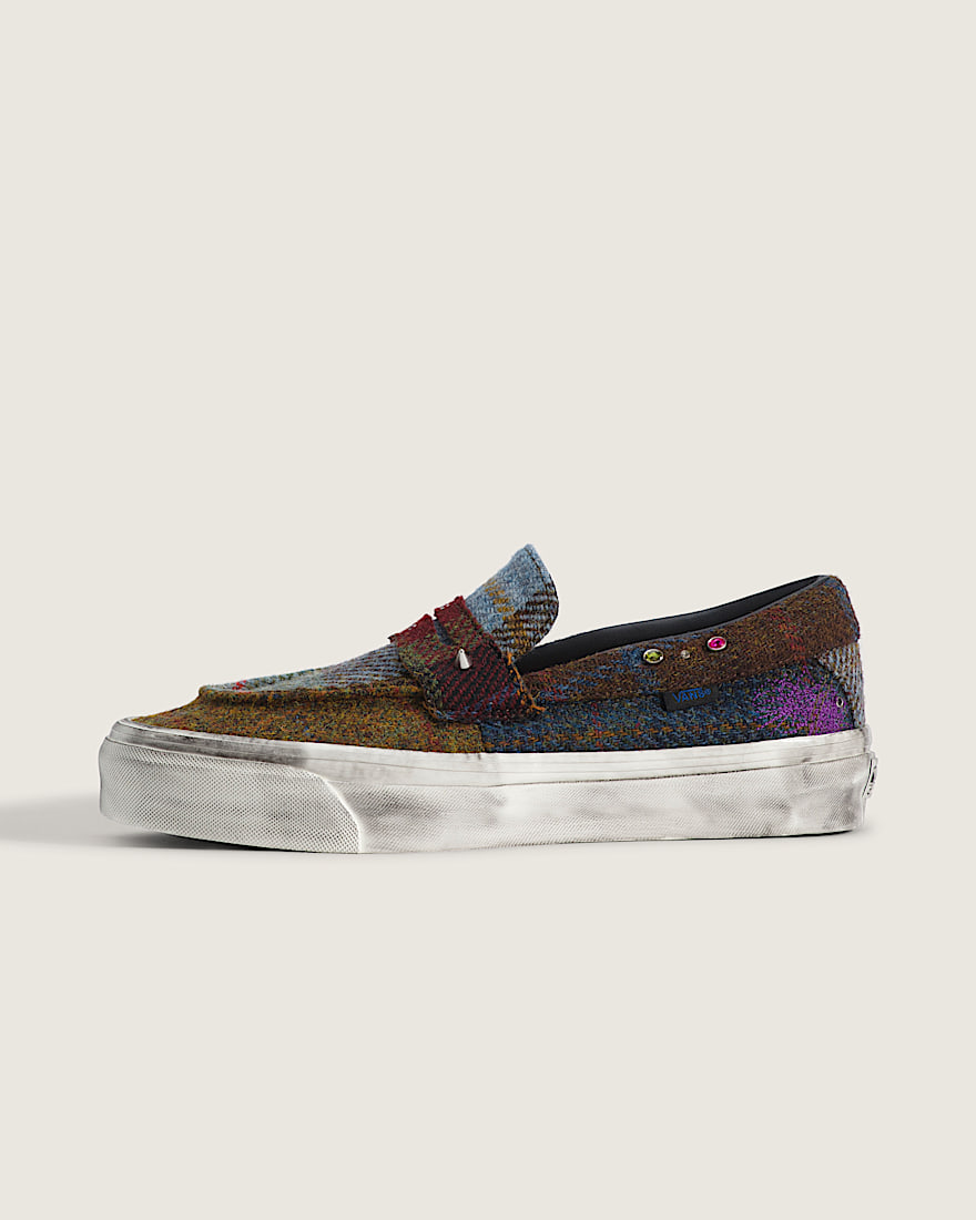 Premium Harris Tweed Loafer 53 Shoe VANS Tweed Brown HERO