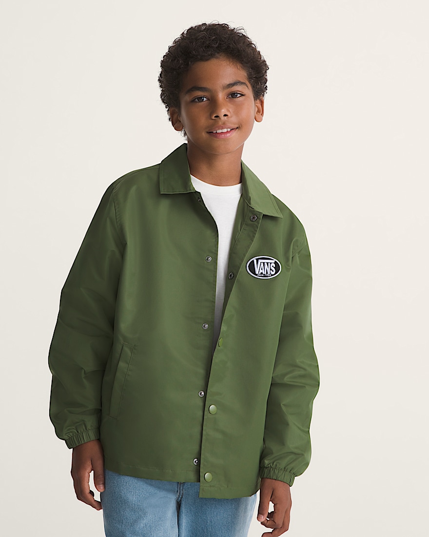 New Torrey Coaches Jacket VANS Green Balsam ALT2