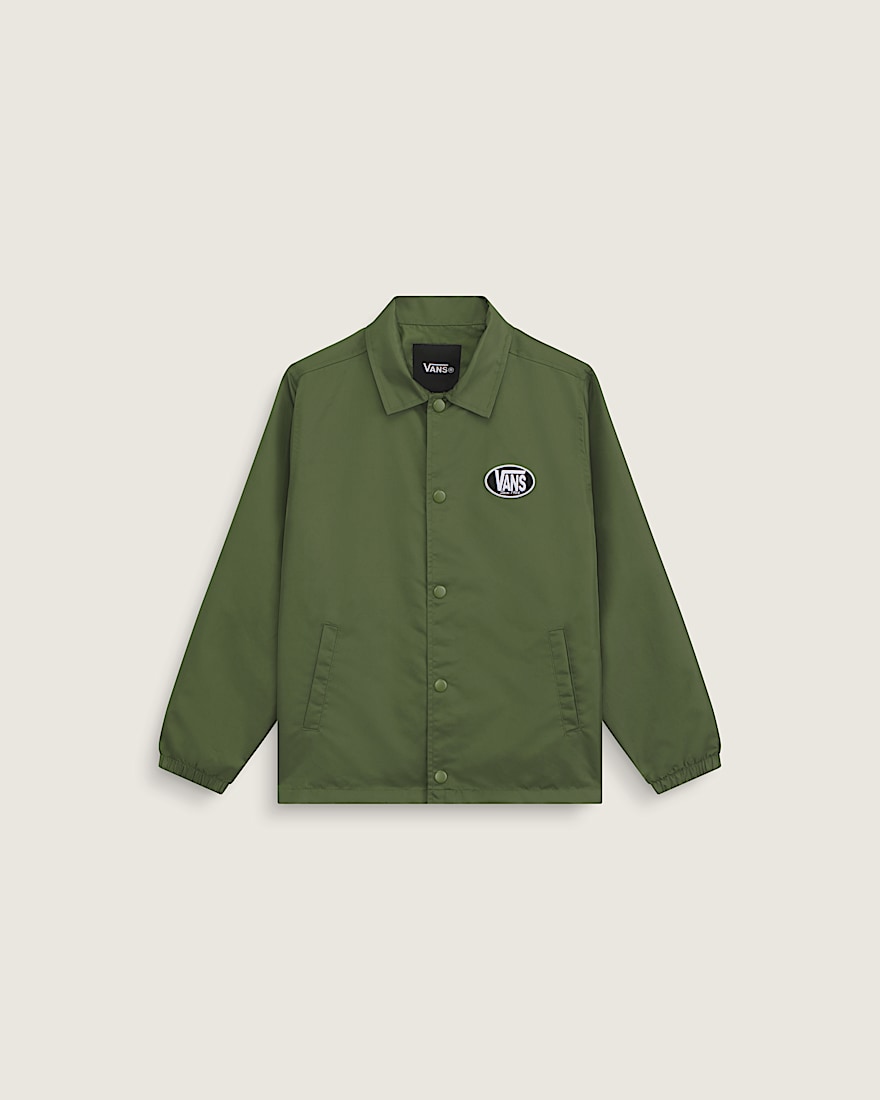 New Torrey Coaches Jacket VANS Green Balsam HERO