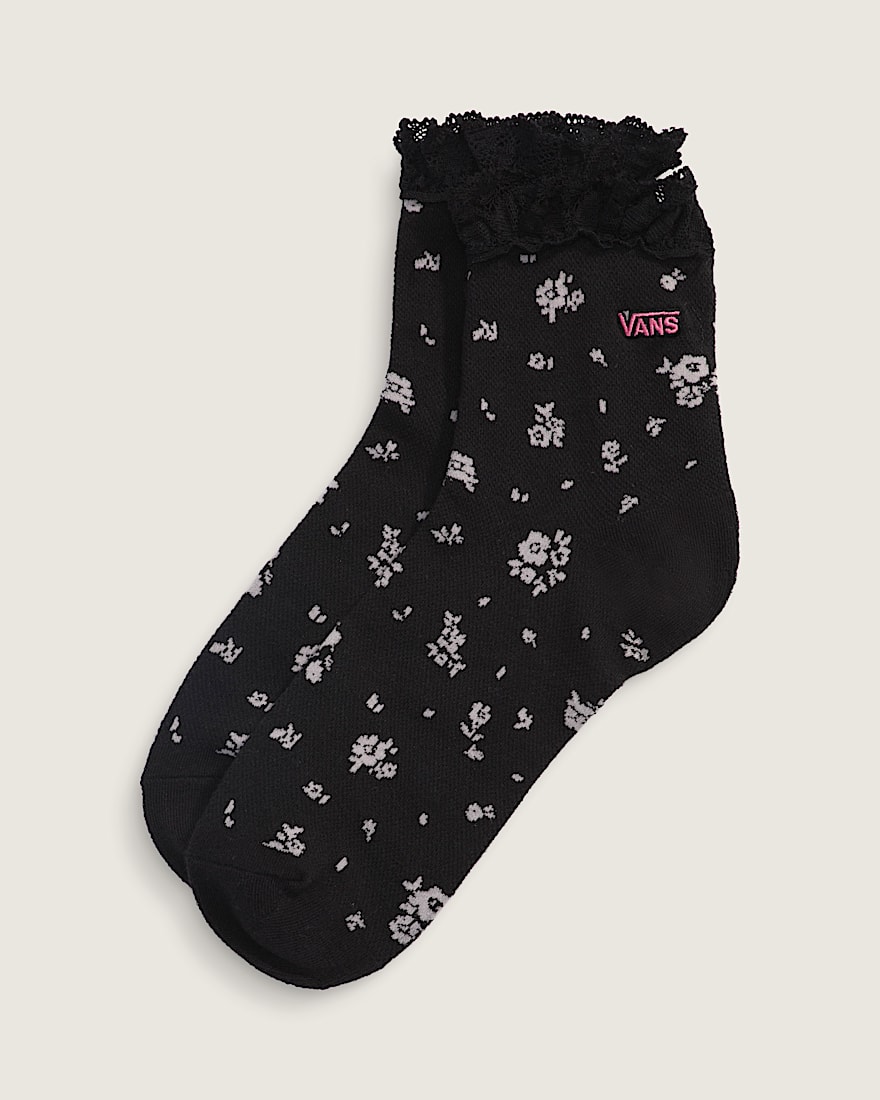 Shiloh Lace Crew Socks VANS Black HERO