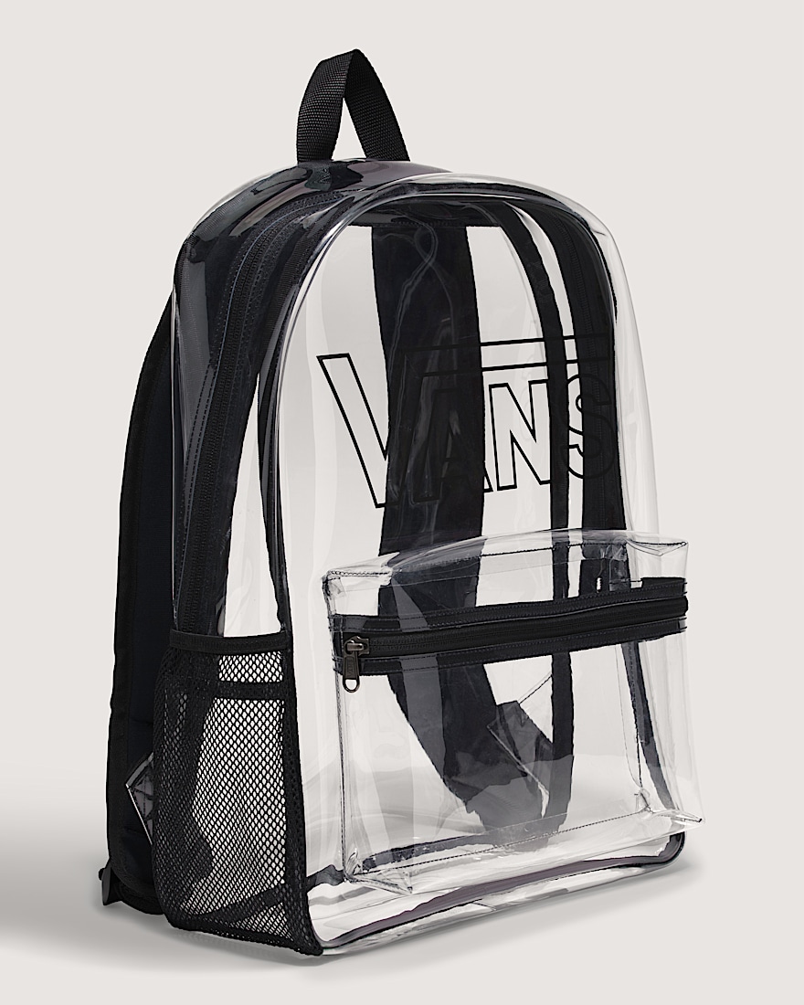 Old Skool Clear Backpack VANS Clear Black ALT1
