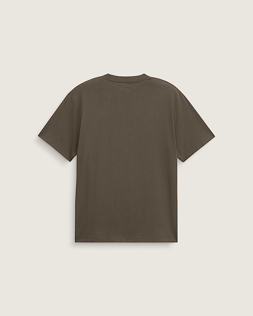 Stretch Logo TShirt VANS Vintage Cocoa Brown ALT1