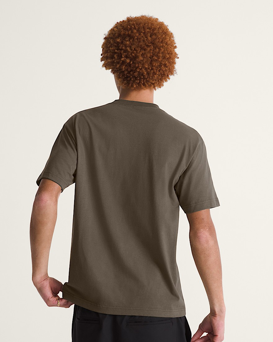 Stretch Logo TShirt VANS Vintage Cocoa Brown ALT3