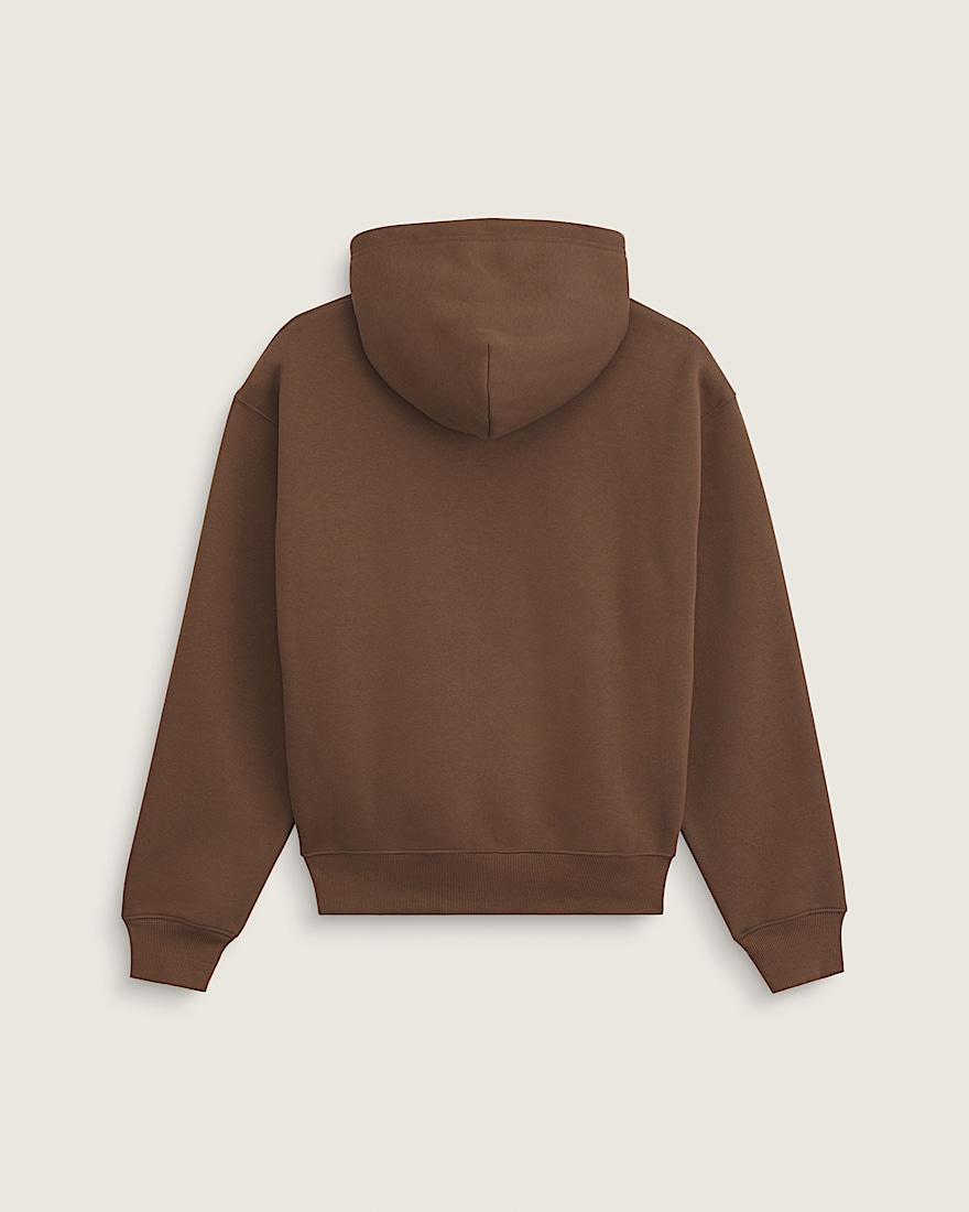 Stretch Logo Pullover Hoodie VANS Vintage Cocoa Brown ALT1