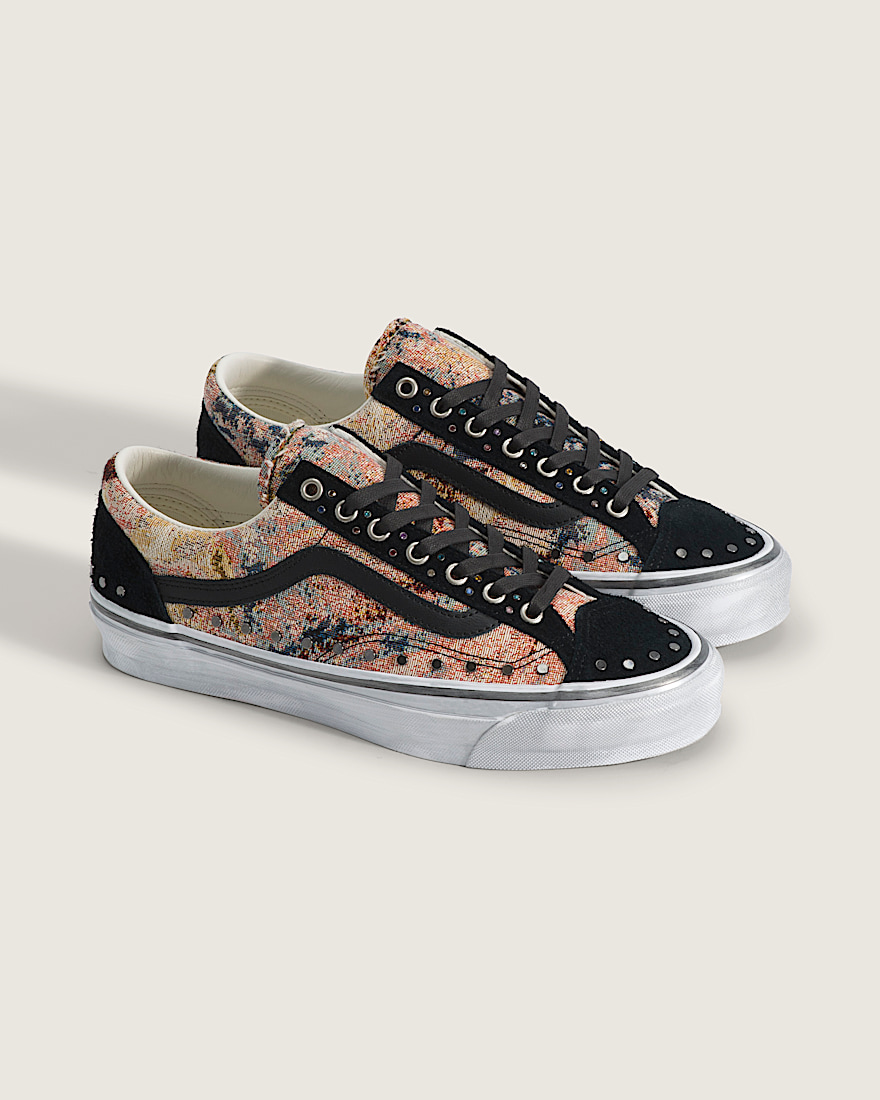 Premium Old Skool 36 Shoe VANS Floral Rivets Black Multi ALT1