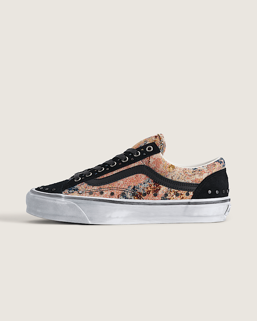 Premium Old Skool 36 Shoe VANS Floral Rivets Black Multi HERO