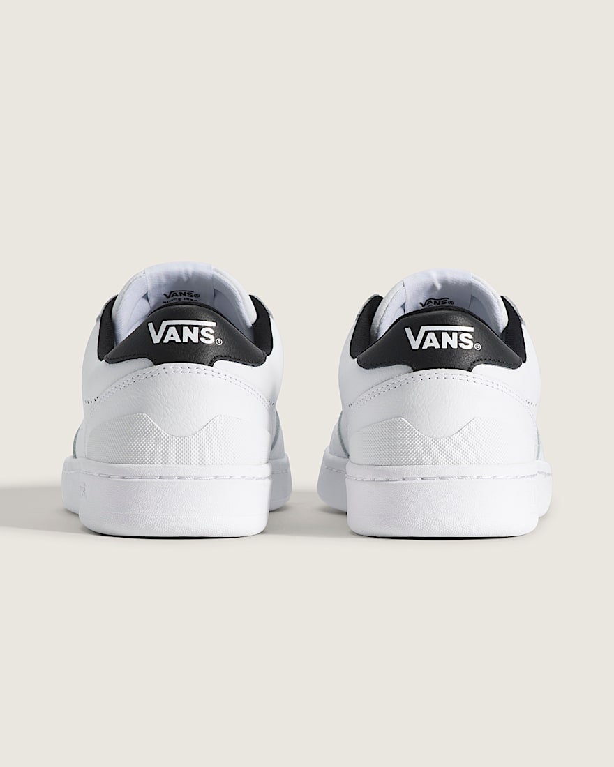 Court Low Shoe VANS Leather True White Black ALT3