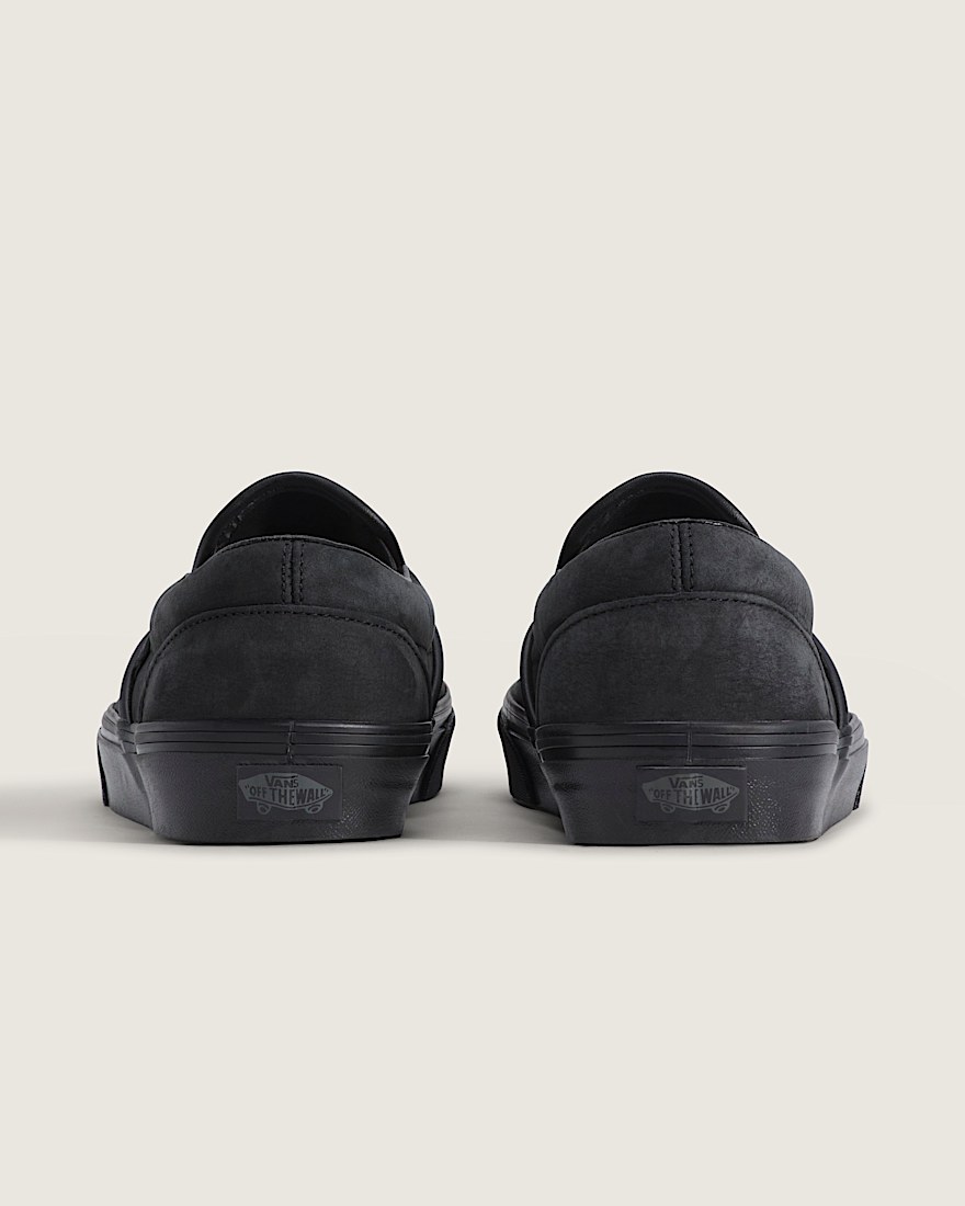 Classic SlipOn Shoe VANS Leather Black Black ALT3