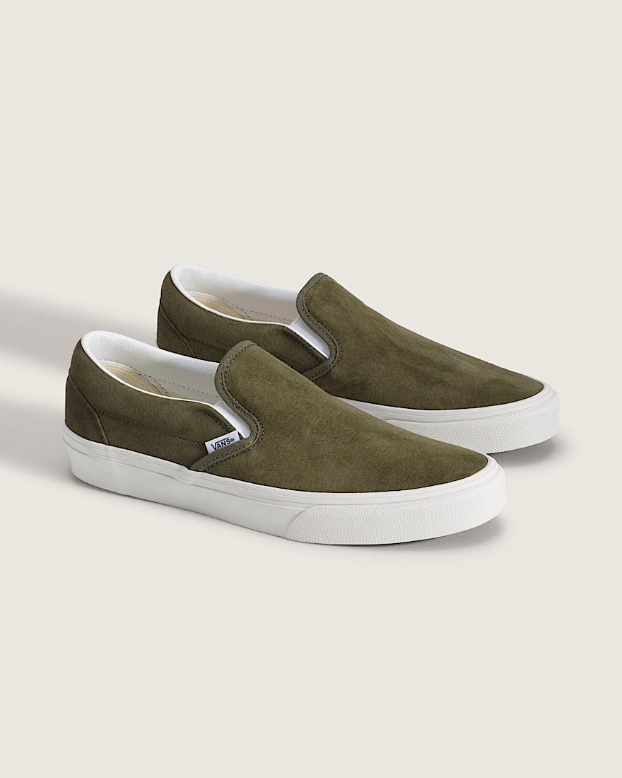 Classic SlipOn Shoe VANS Mossy Olive Green ALT1