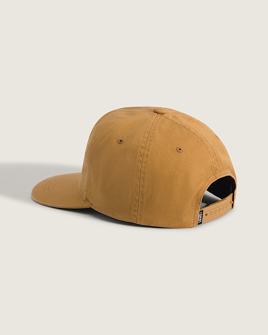 Stretch Logo Snapback Hat VANS Autumn Brown ALT2