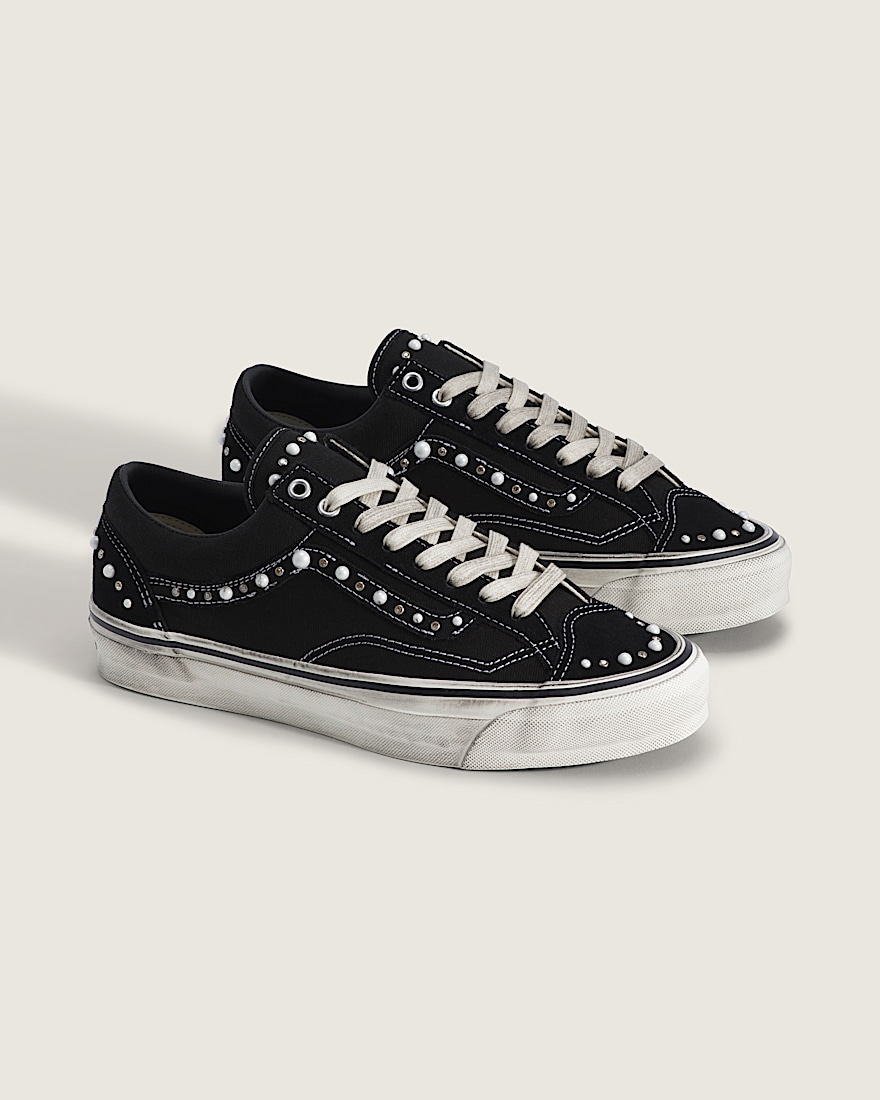 Premium Old Skool 36 Shoe VANS Pearlized Black Marshmallow White ALT1