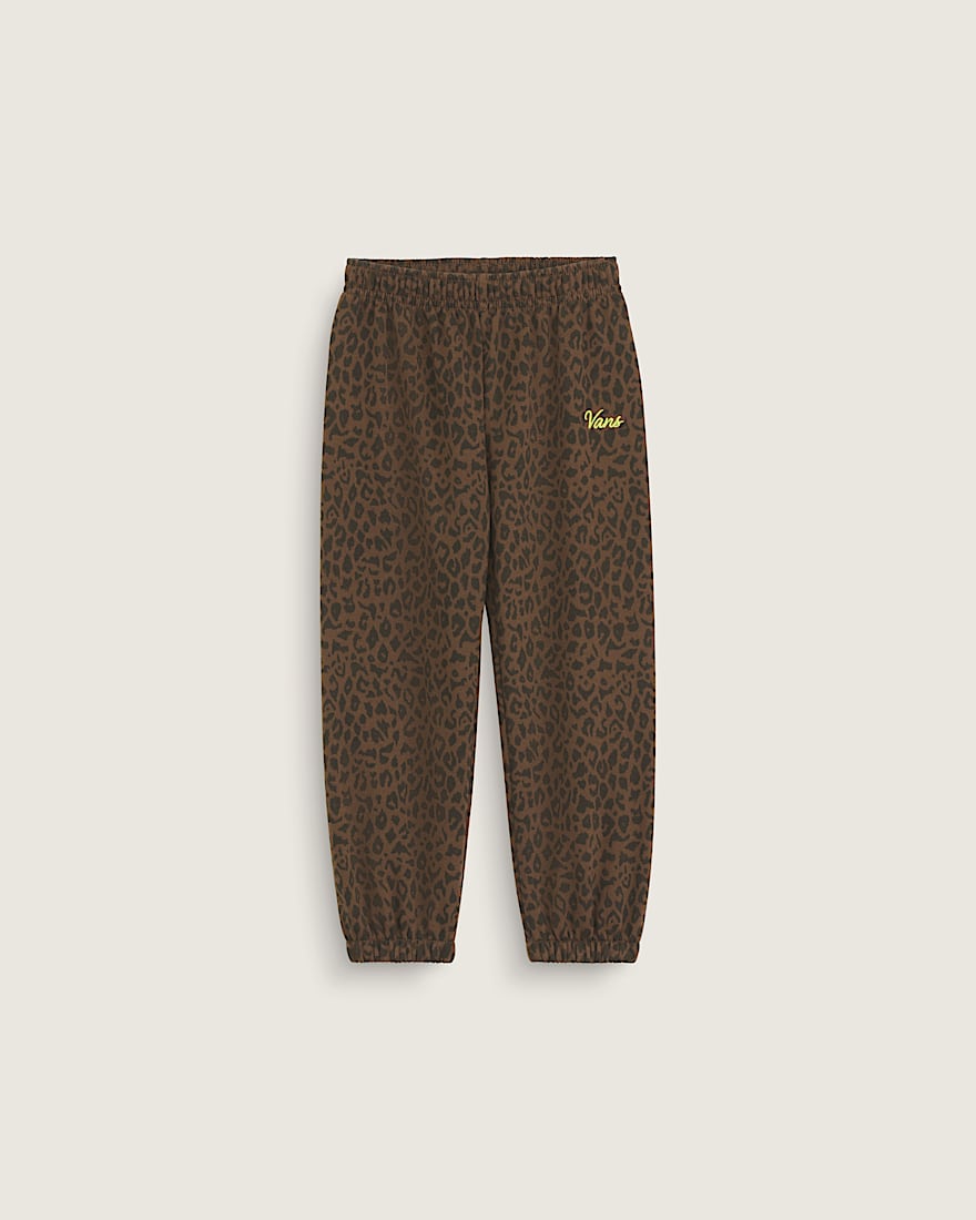 Little Kids Script Logo Sweatpant VANS Vintage Cocoa Brown ALT1