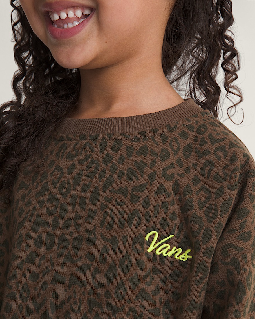 Script Logo Crew VANS Vintage Cocoa Brown ALT4