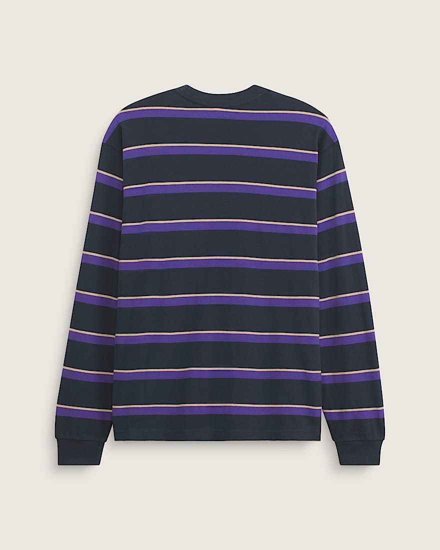 Vorlop Stripe Long Sleeve Knit VANS Parisian Night Blue ALT1