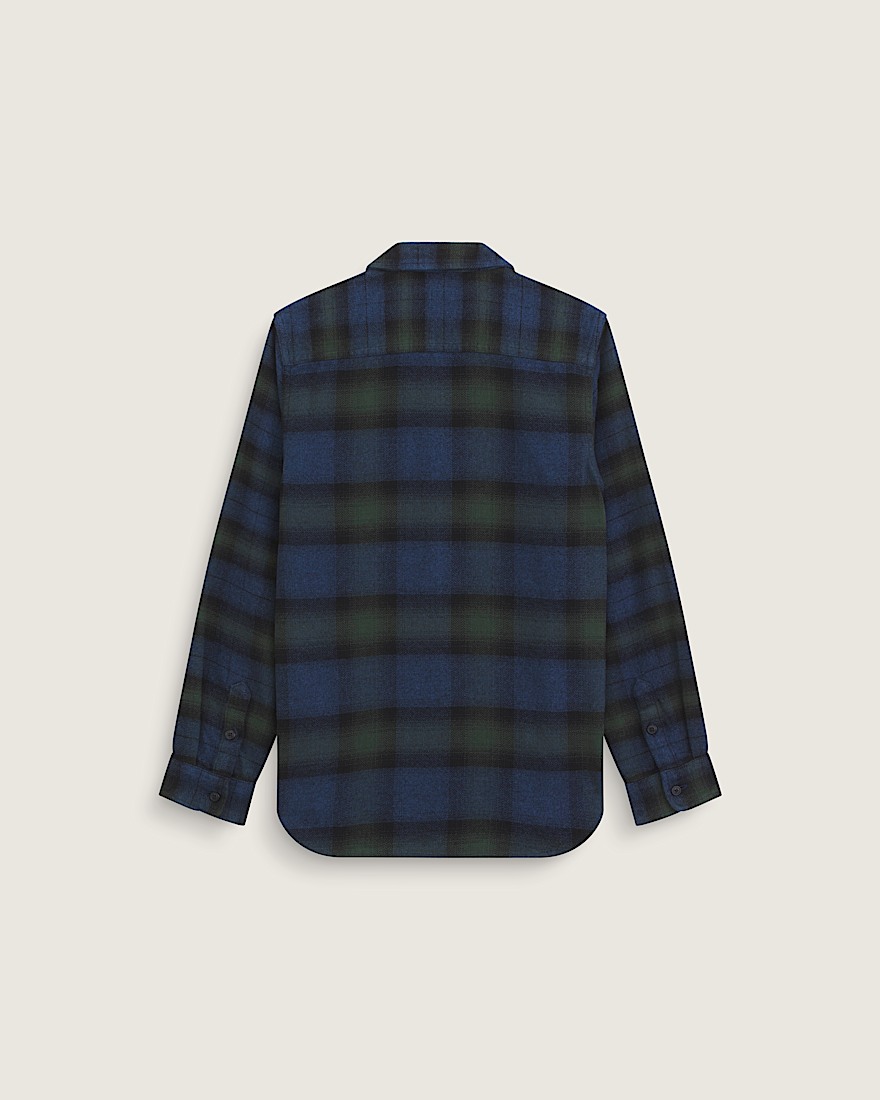 Lawson Plaid Workwear Flannel Shirt VANS Dress Blues ALT1
