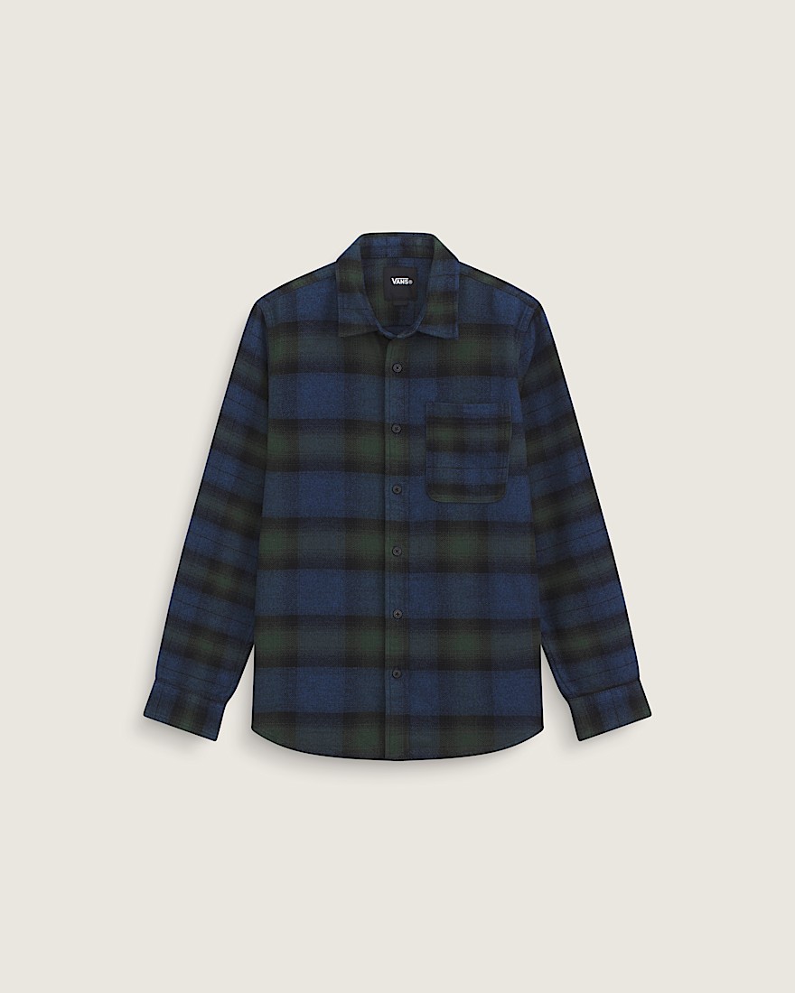 Lawson Plaid Workwear Flannel Shirt VANS Dress Blues HERO