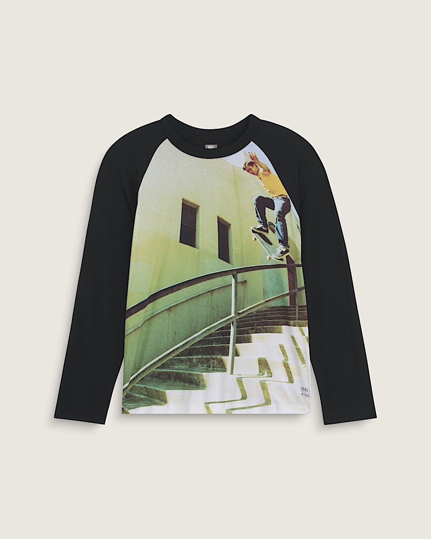 Vans X Atiba Long Sleeve Raglan Shirt VANS Atiba Black HERO