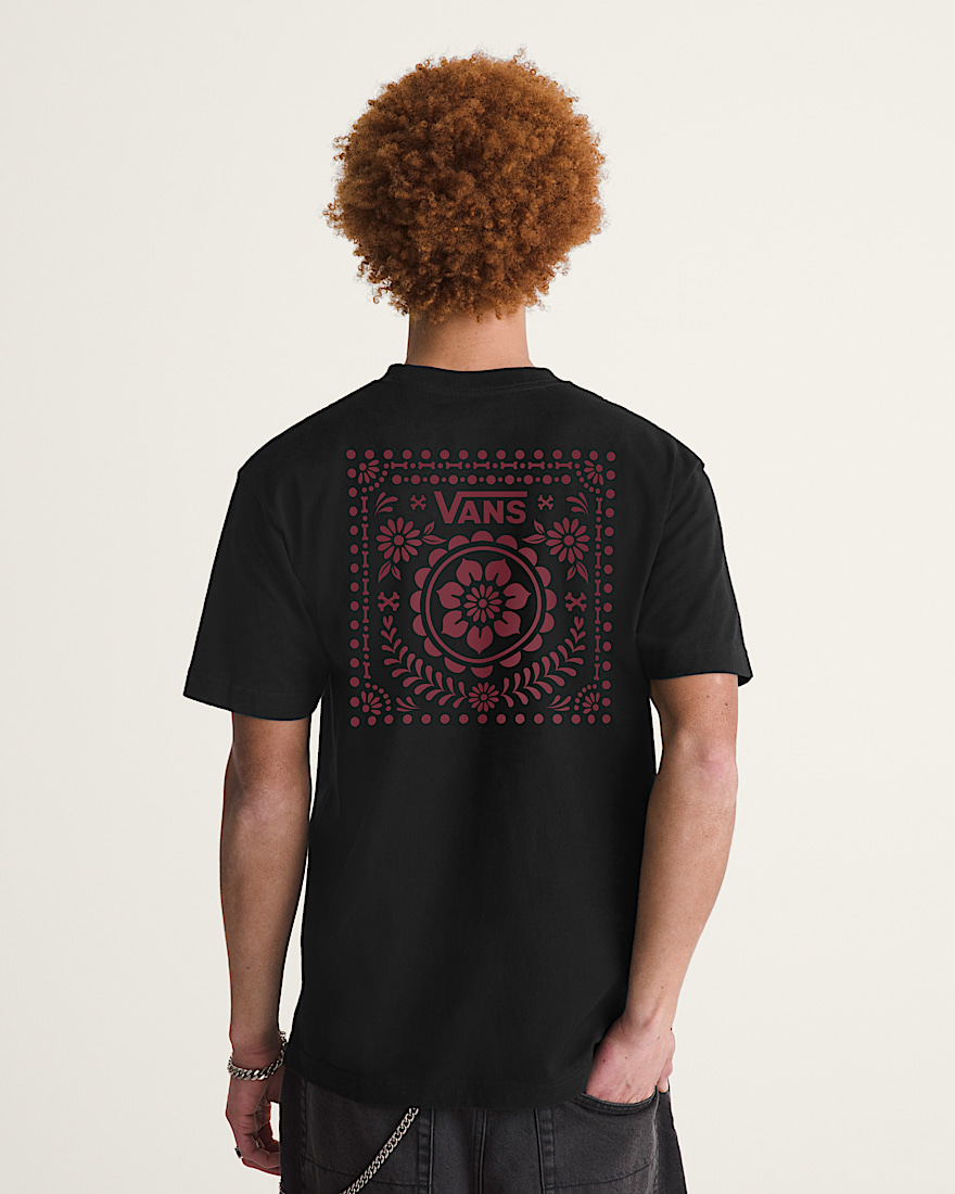 Papel Picado TShirt VANS Black ALT3
