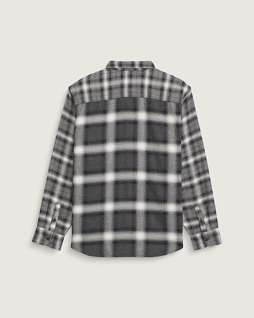Lawson Mixed Plaid Flannel Shirt VANS Charcoal Grey ALT1