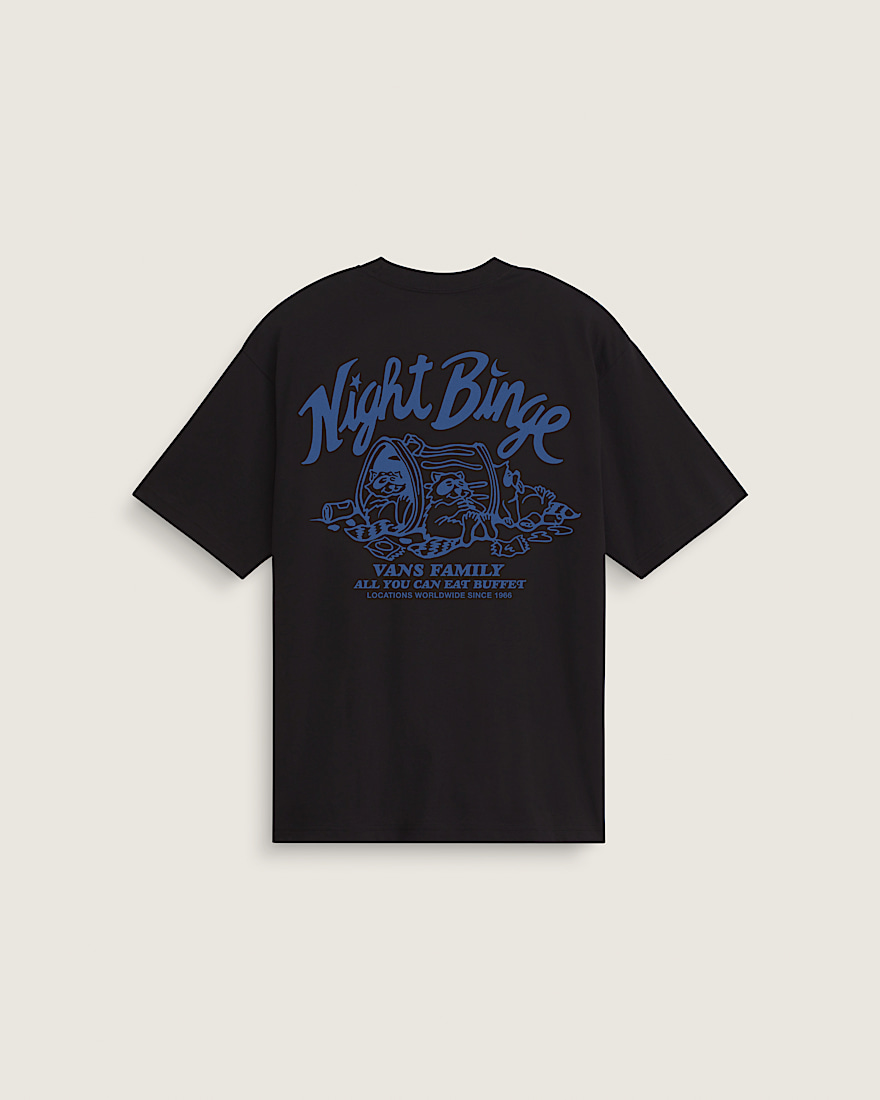 Night Binge Short Sleeve Tee VANS Black HERO