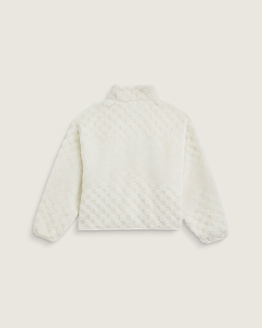 Queens High Pile Jacket VANS Marshmallow White ALT1