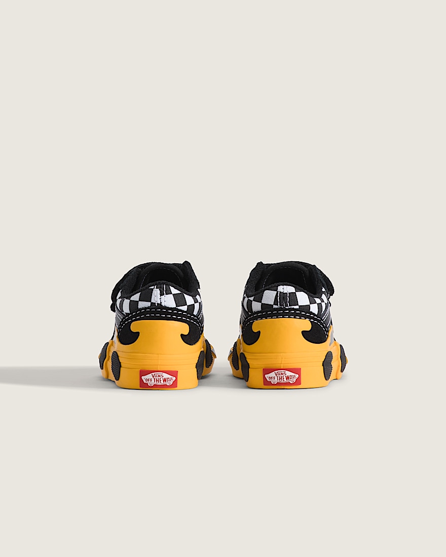 Toddler Old Skool V Shoe VANS Black  Yellow ALT3